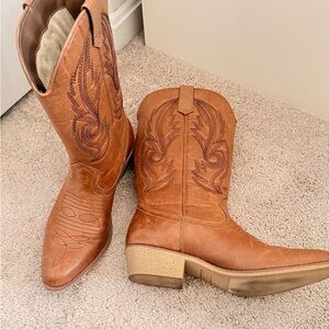 Coconuts by Matisse Tan Heeled Boots